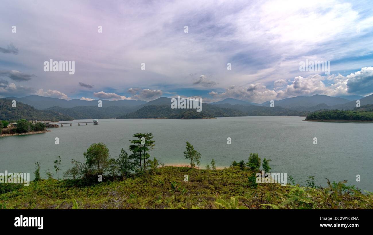 Halten Sie Ausschau nach dem See selangor Damm kuala kubu bharu Stockfoto