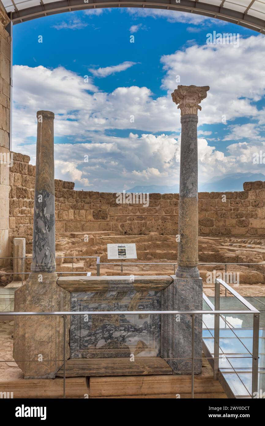 Christliche Basilika, Laodicea am Lycus, Provinz Denizli, Türkei Stockfoto