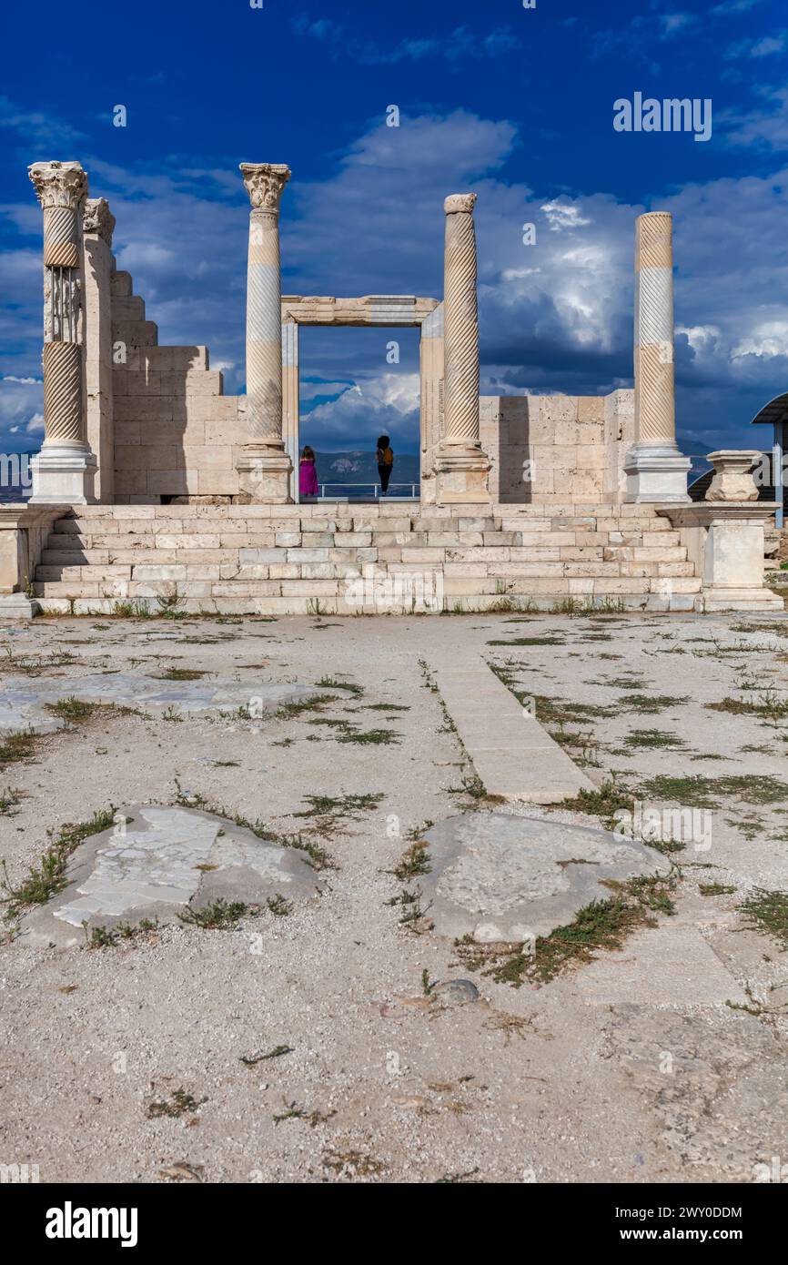 Tempel, Laodicea am Lycus, Provinz Denizli, Türkei Stockfoto