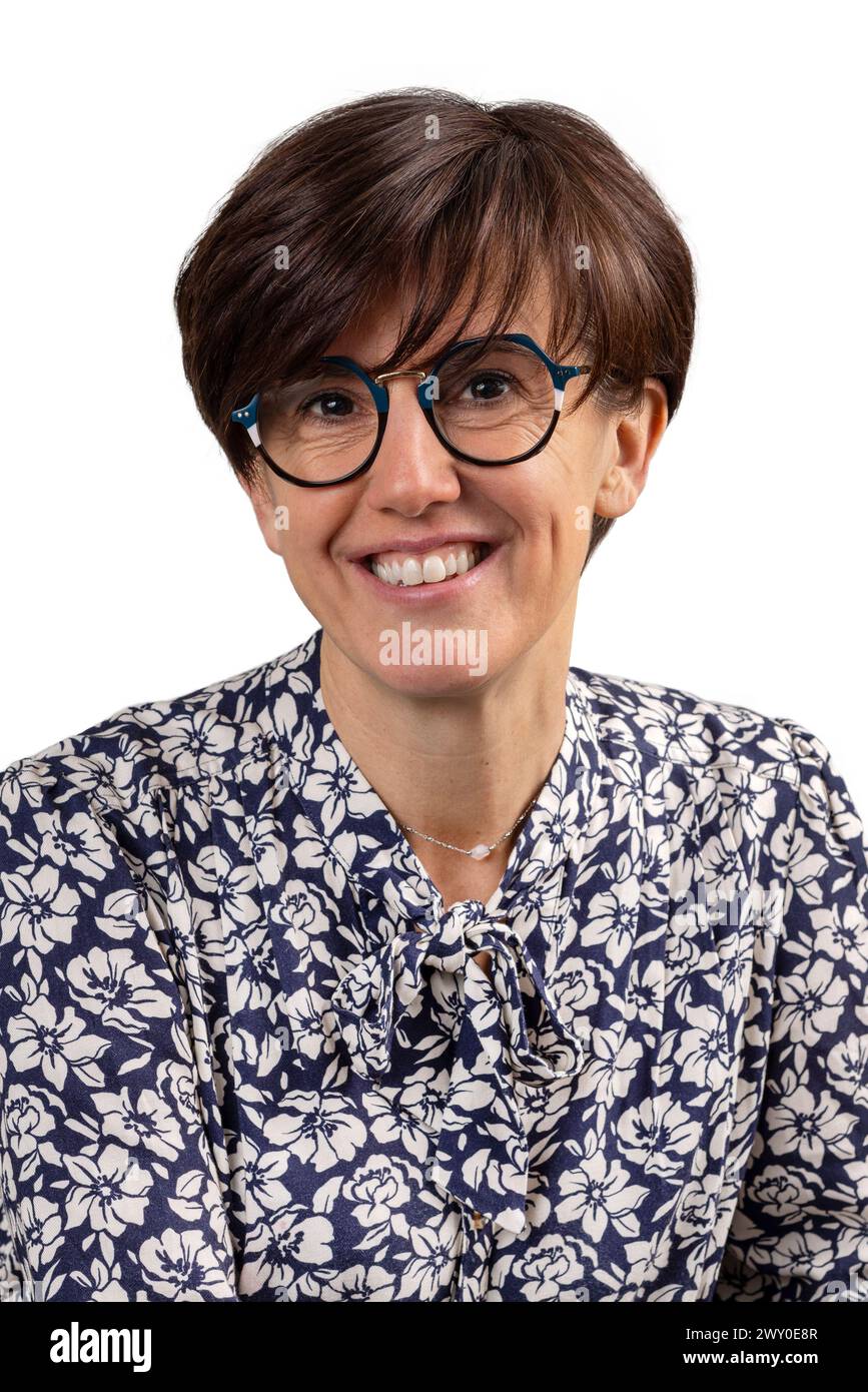 Sonja VUKOJEVIC Klinische Psychologin im Baskenland (Bayonne, Anglet, Biarritz). Stockfoto