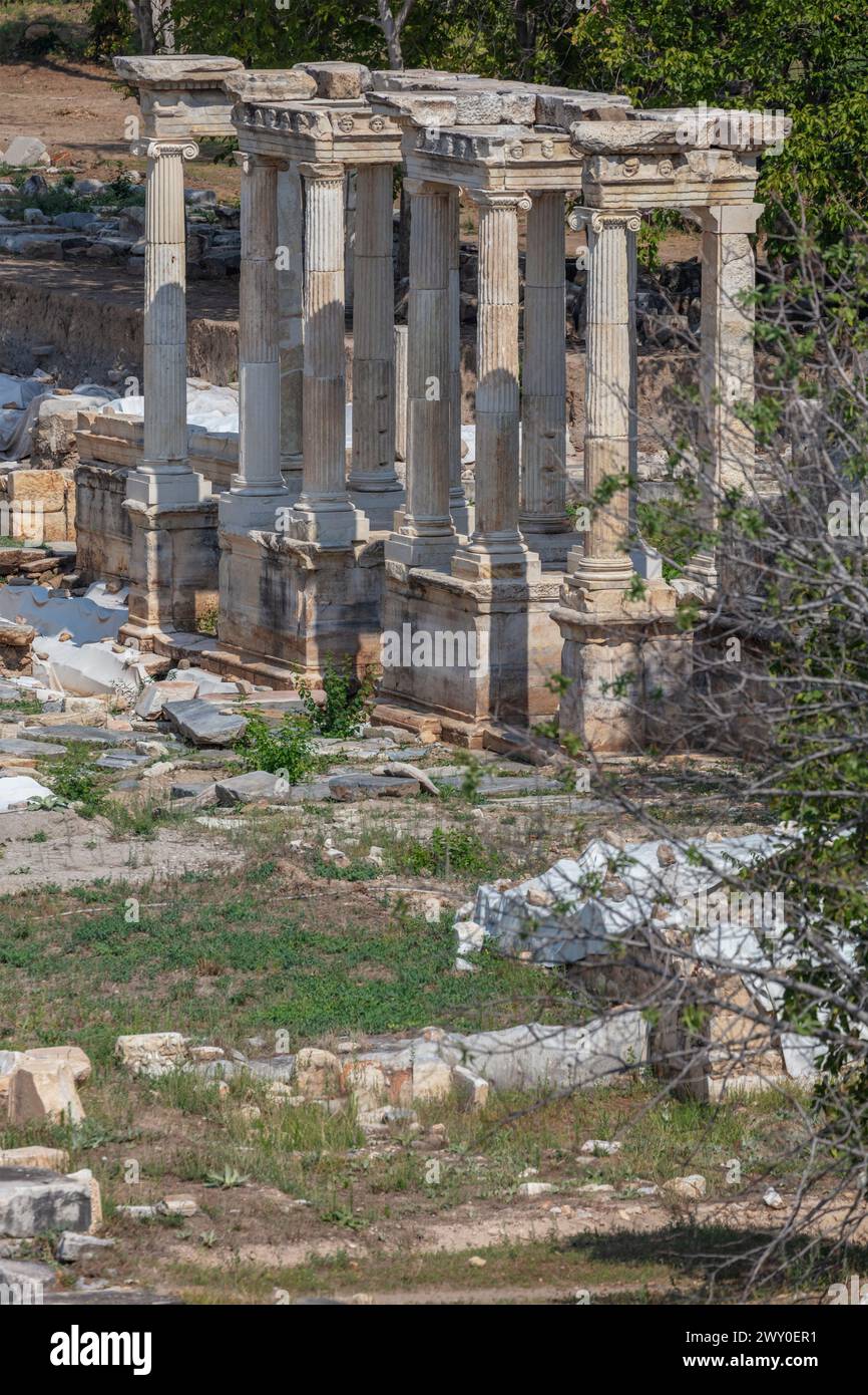 Agora, Aphrodisias, Geyre, Provinz Aydin, Türkei Stockfoto
