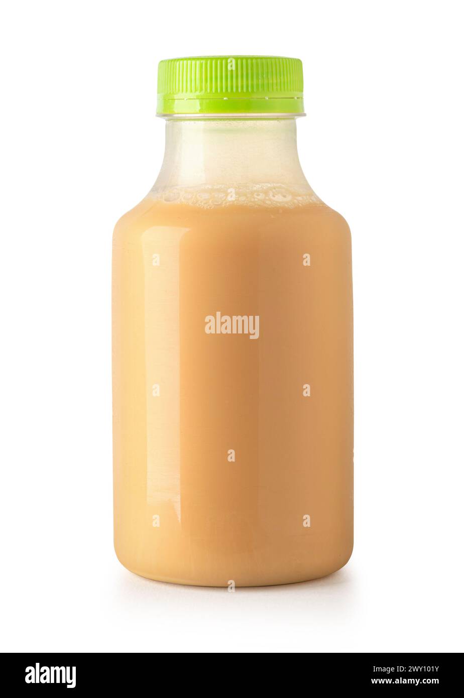 Nahaufnahme einer Babynahrung auf weißem Hintergrund mit Beschneidungspfad Stockfoto