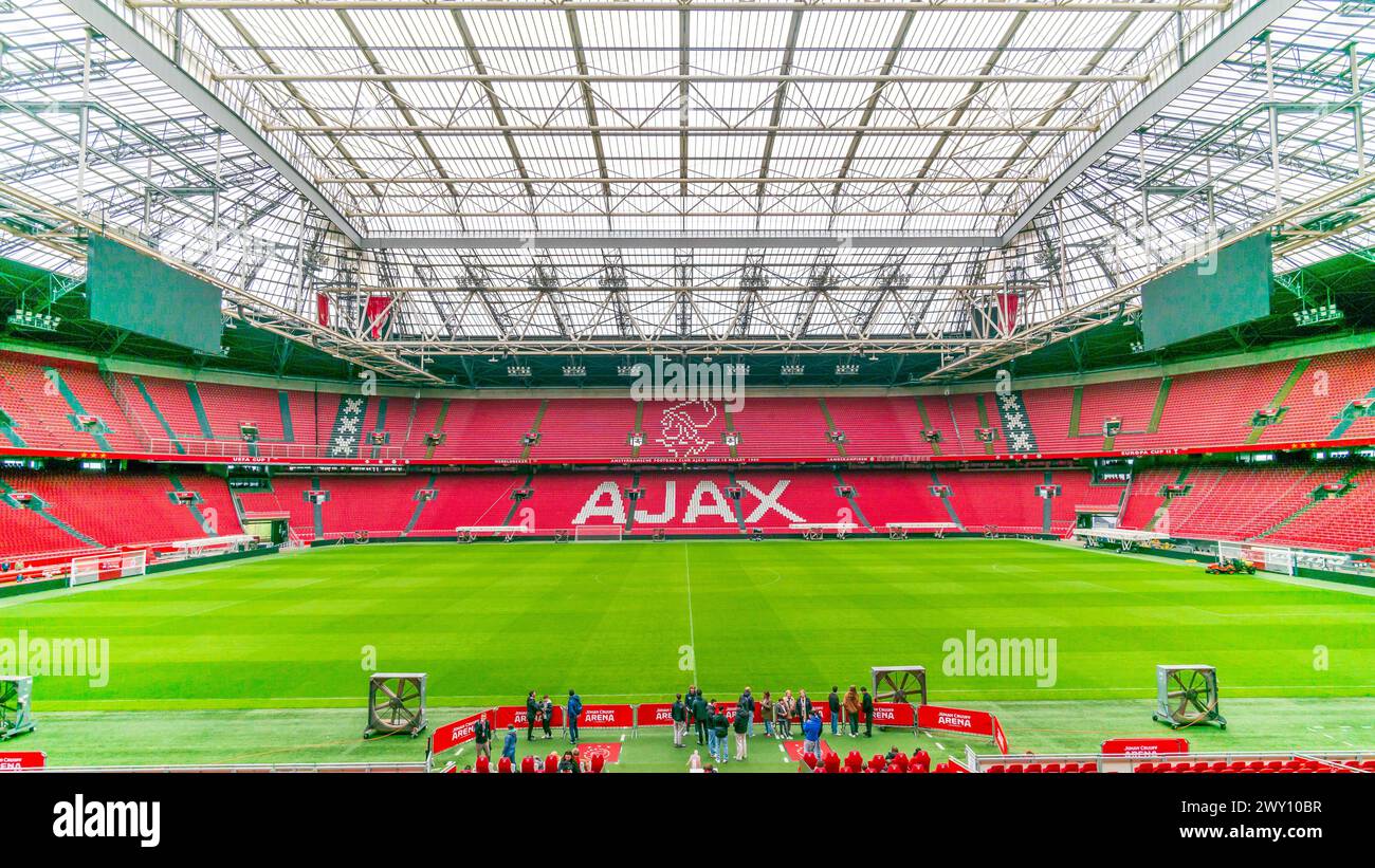 amsterdam, niederlande, 29. märz 2024, Fußballstadion johan cruyff Arena *** amsterdam, niederlande, 29. märz 2024, Fußballstadion johan cruyff Arena Copyright: XW.Simlingerx Stockfoto