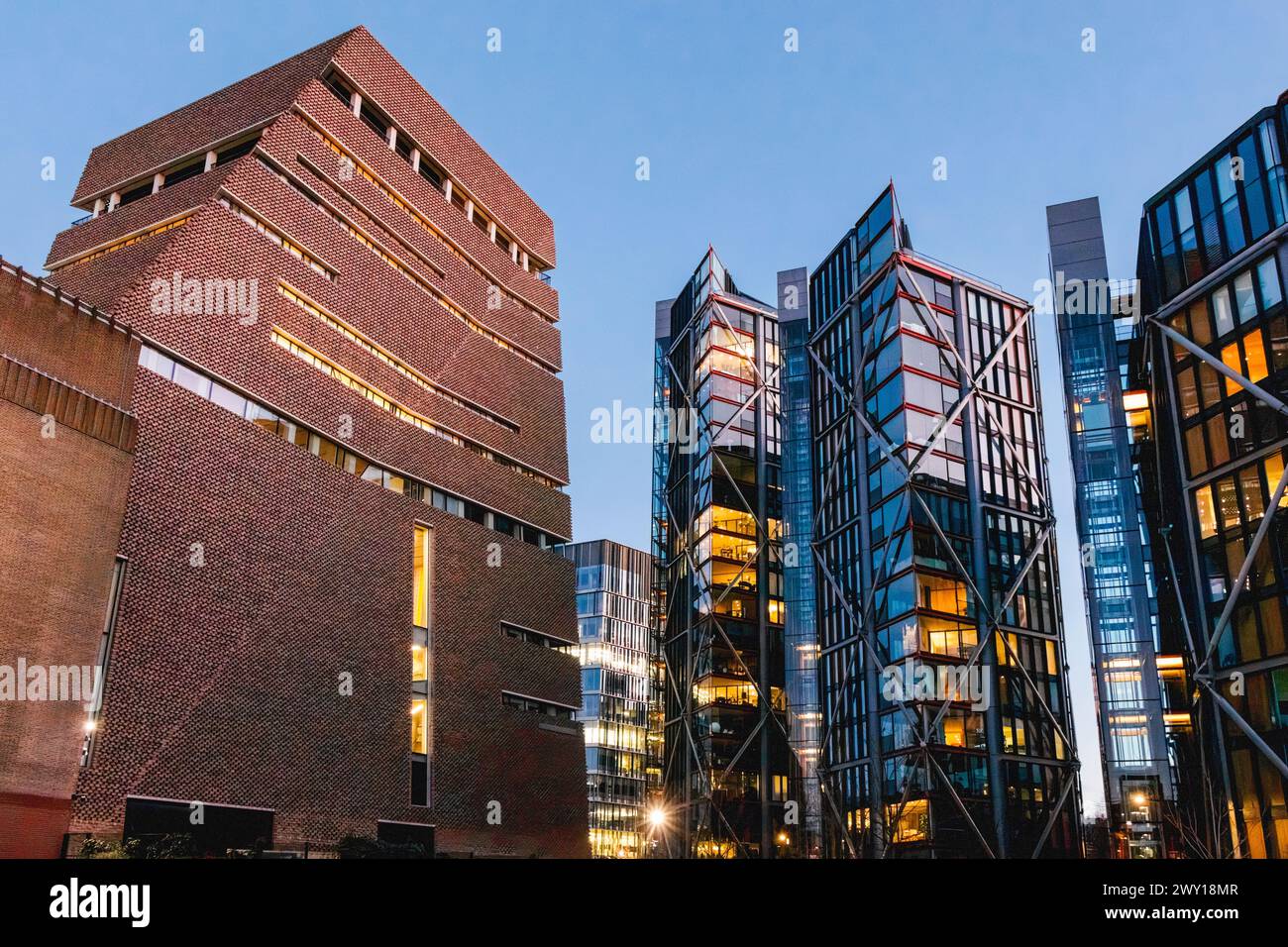 Das Blavatnik-Gebäude der Tate Modern Art Gallery, London, Großbritannien Stockfoto