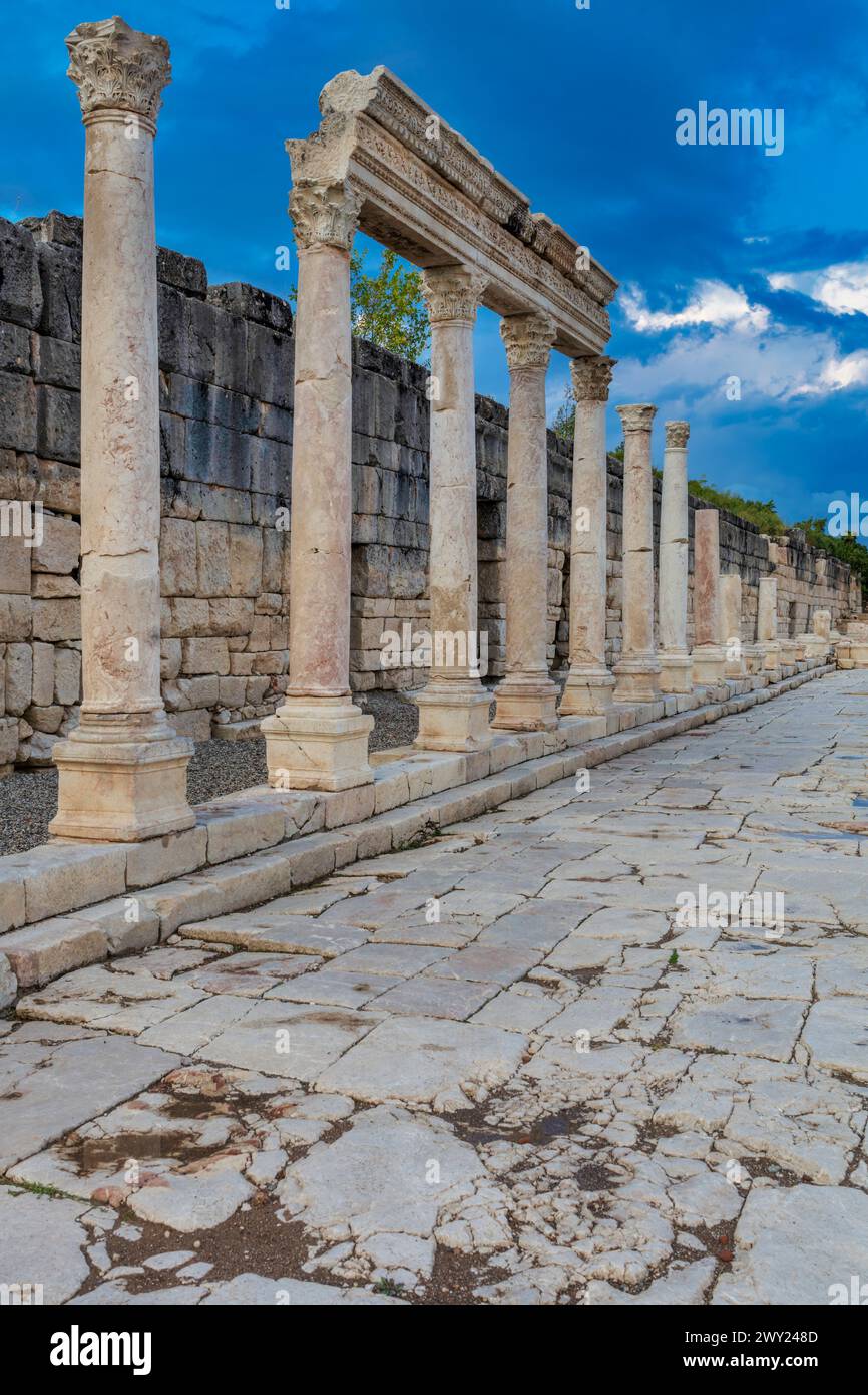 Hauptstraße, Cibyra, Kibyra, Golhisar, Provinz Burdur, Türkei Stockfoto