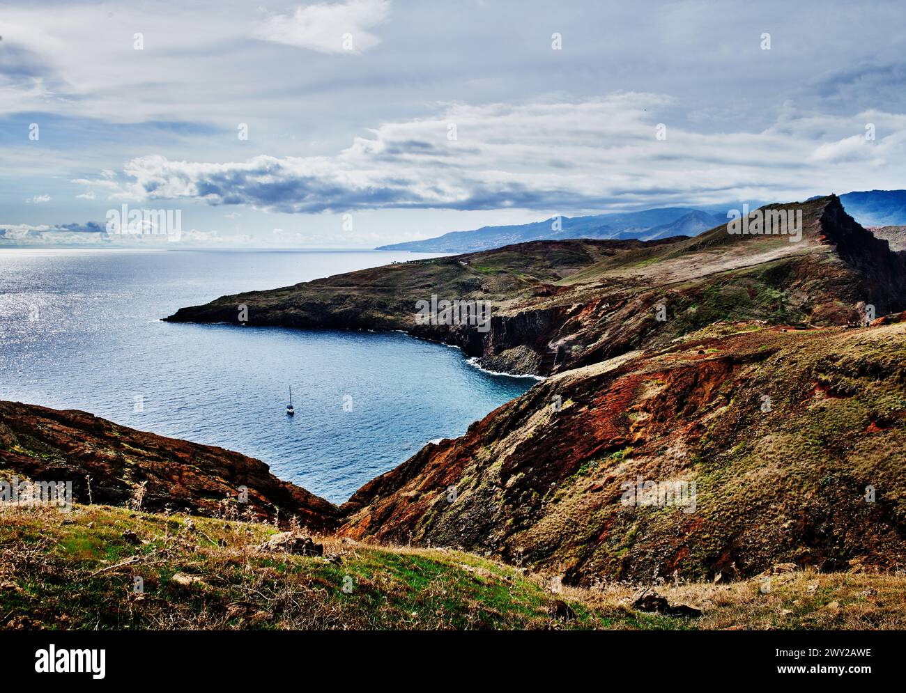 Vereda da Ponta de São Lourenco Wanderung (PR8) auf Madeira Insel, Portugal, Europa Stockfoto