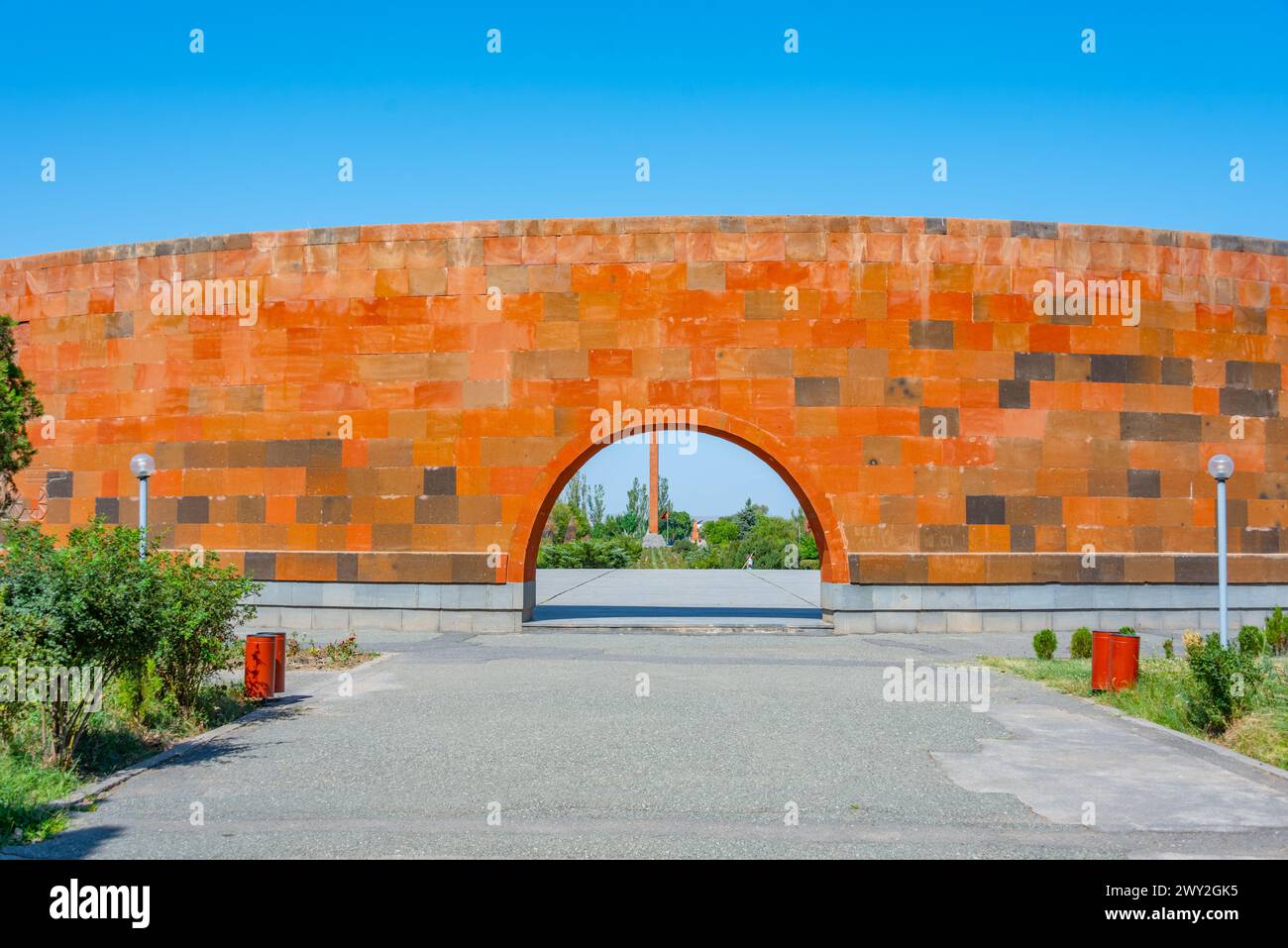 Sommertag am Sardarapat Memorial Memorial in Armenien Stockfoto
