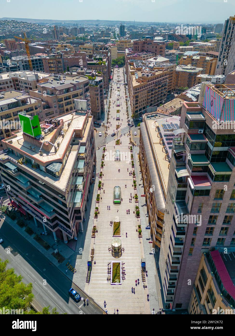 Nördliche AVE-Straße in Jerewan, Armenien Stockfoto