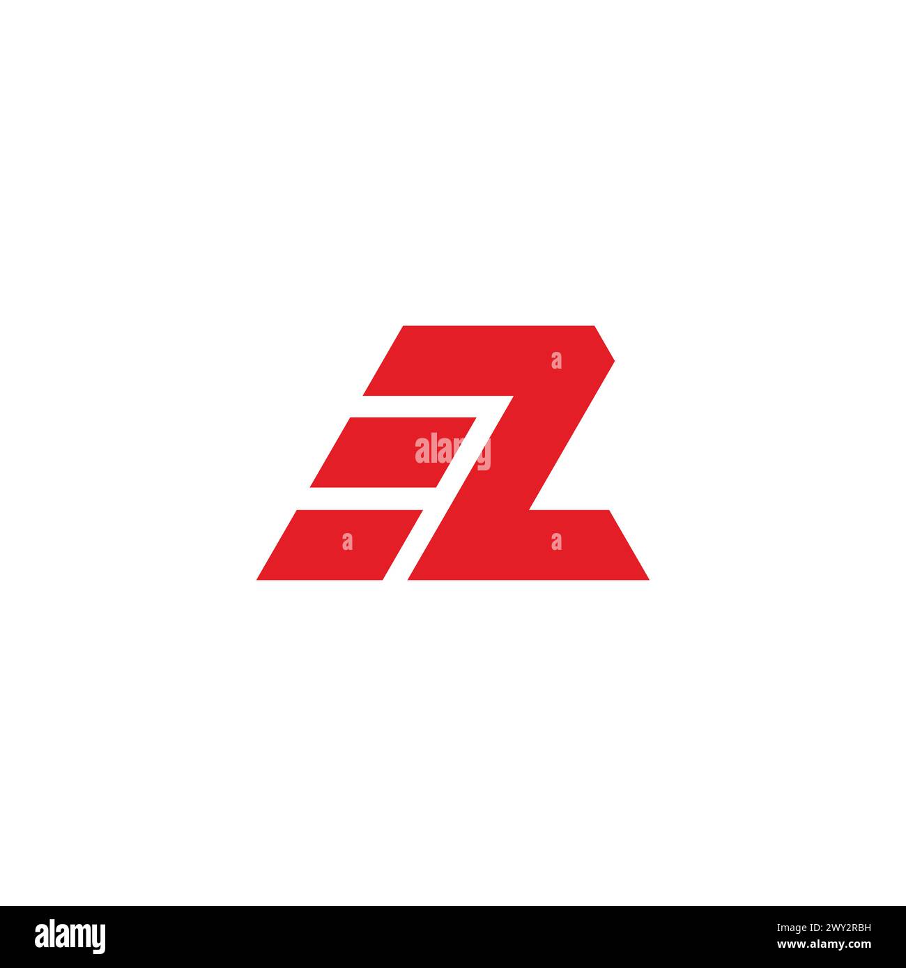 Buchstabe l Sportschuhe schneller Logovektor Stock Vektor