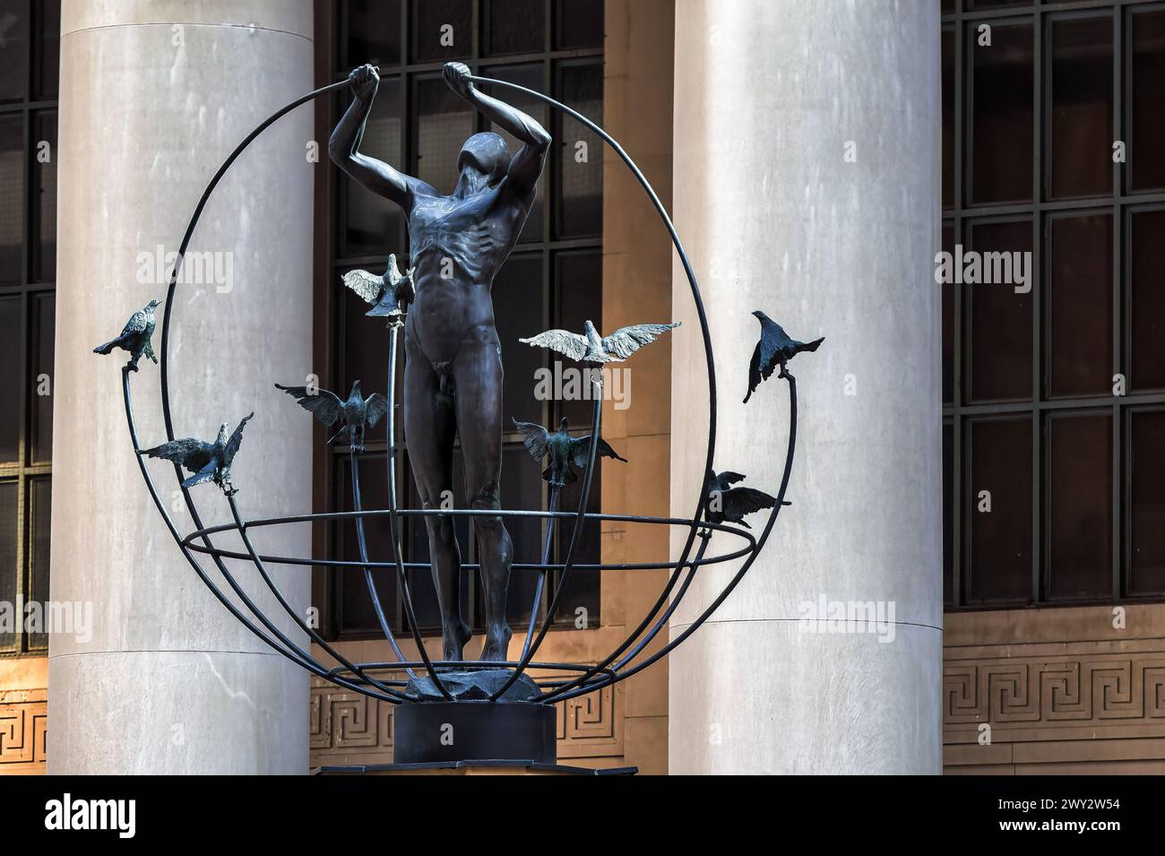 Skulptur oder Denkmal des Multikulturalismus, Toronto, Kanada Stockfoto