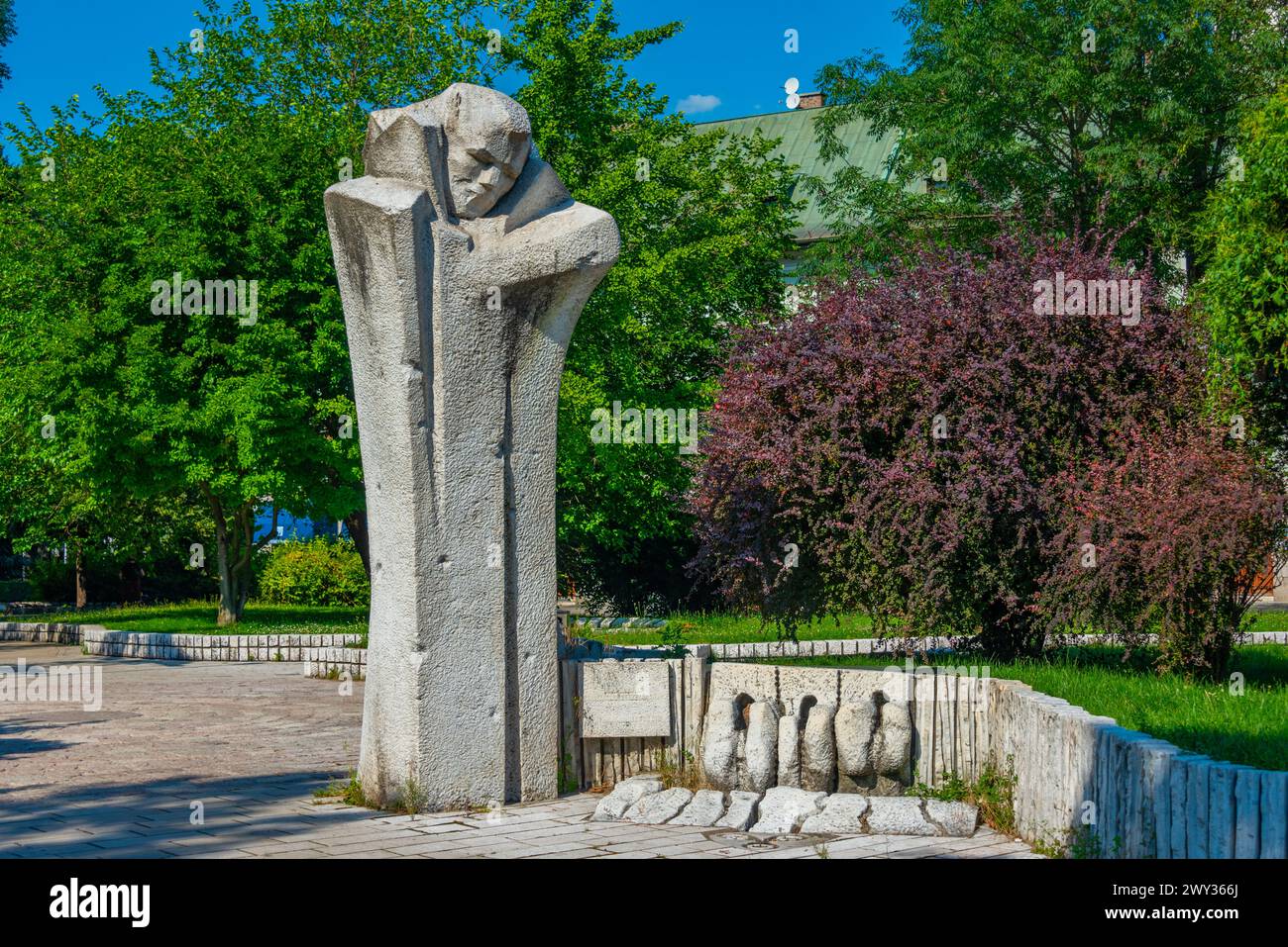 Djuro Djakovic Gedenkstätte in Sarajevo, Bosnien und Herzegowina Stockfoto