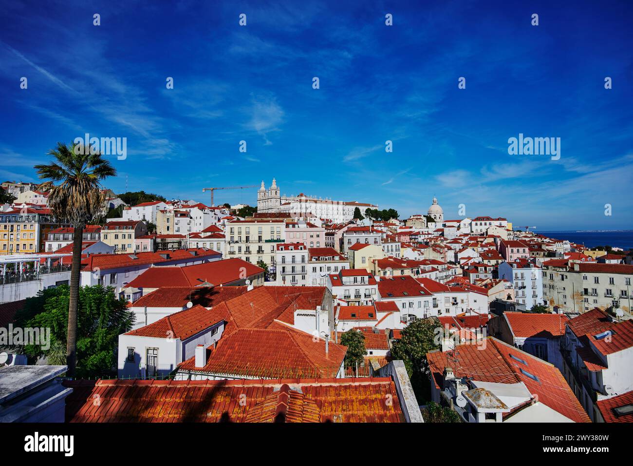 Stadtbild von Lissabon, Portugal Stockfoto