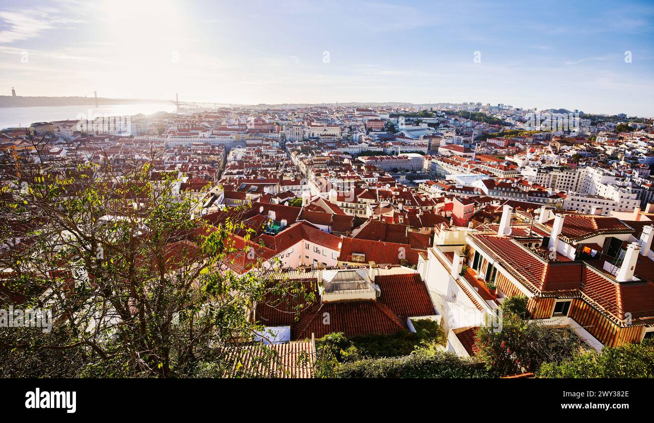 Stadtbild von Lissabon, Portugal Stockfoto