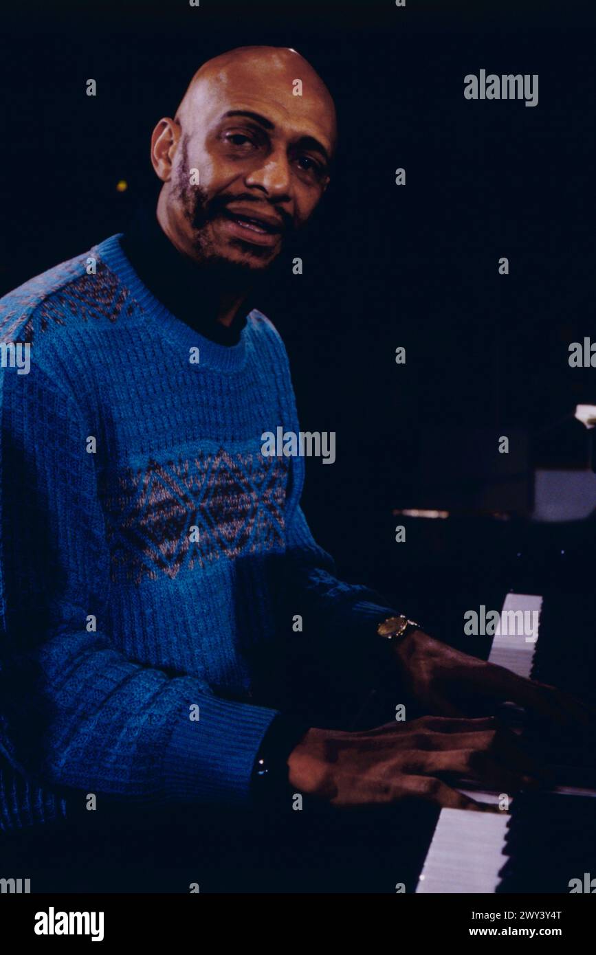 Jazz fest Berlin, Philharmonie, 1986, Auftritt von Don Cherry - Jabbo Smith Collaboration, mit dem modernen Jazz-Pianisten Kirk Lightsey. Stockfoto