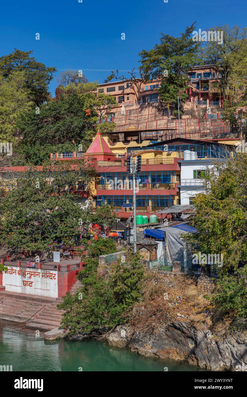 Ganges River, Rishikesh, Hrishikesh, Uttarakhand, Indien Stockfoto
