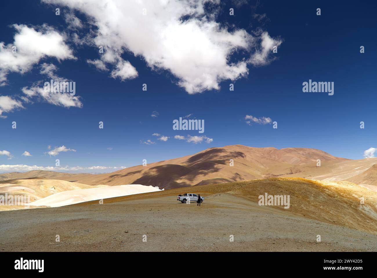 Die herrlichen Farben der Puna Argentina Landschaft Stockfoto