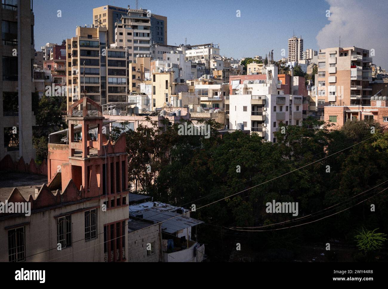 Die Skyline von Beirut, Libanon Stockfoto