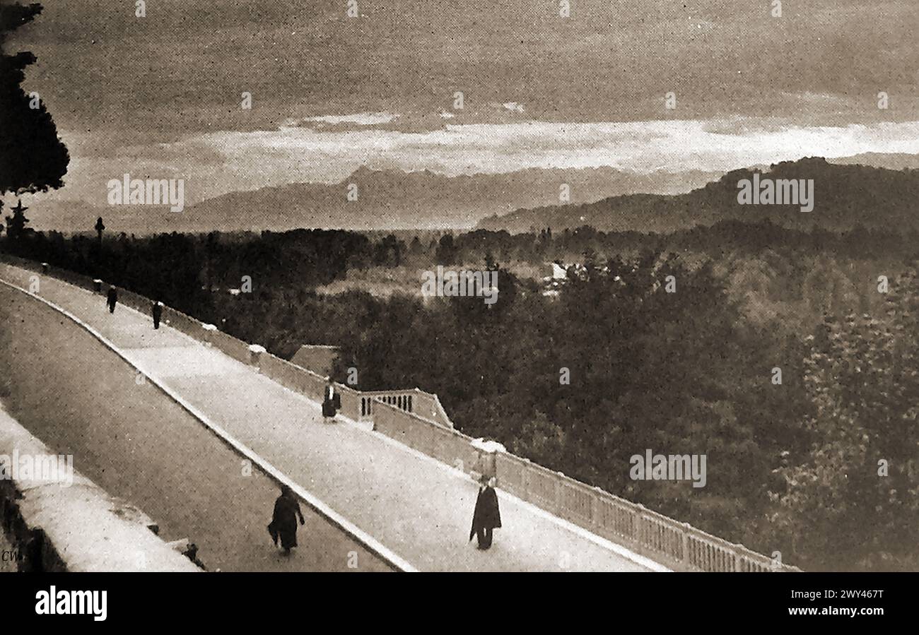 Frankreich 1939 - Boulevard des Pyrenäes, Pau - Frankreich 1939 - Le Boulevard des Pyrénées , Pau Stockfoto