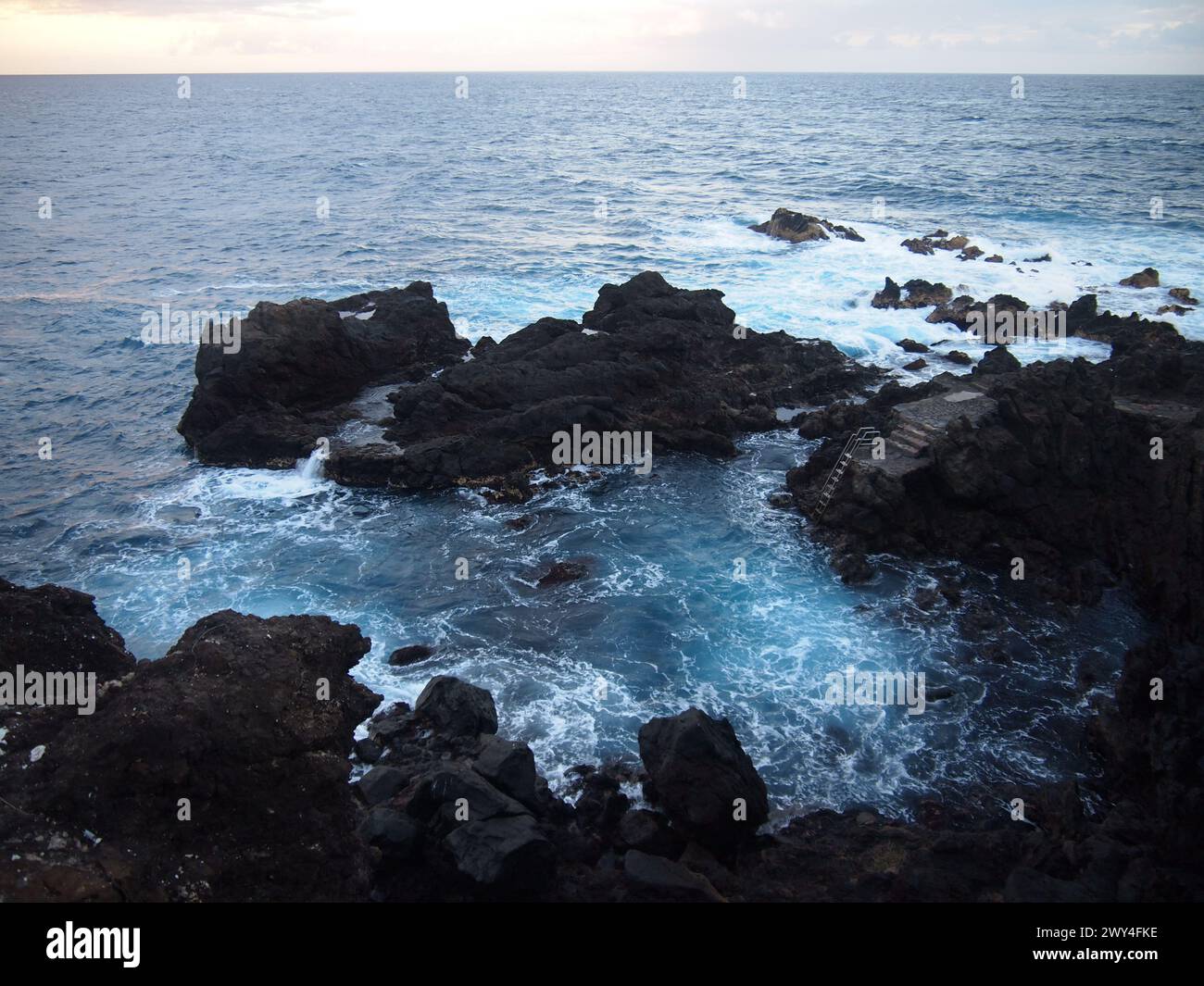 Puerto de la Cruz (Teneriffa, Kanarische Inseln, Spanien) Stockfoto