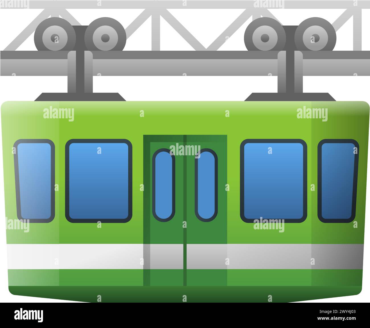 Schwebebahn Stock Vektor