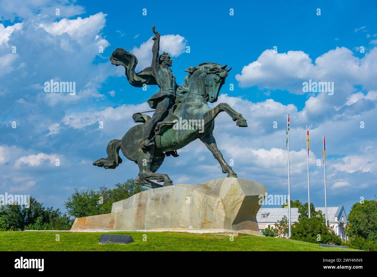 Suworov-Denkmal in der moldauischen Stadt Tiraspol Stockfoto