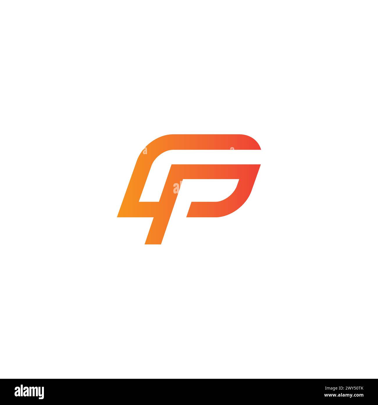 GP-Logo-Symbol. Symbol Letter GP. GP Initial Logo Stock Vektor