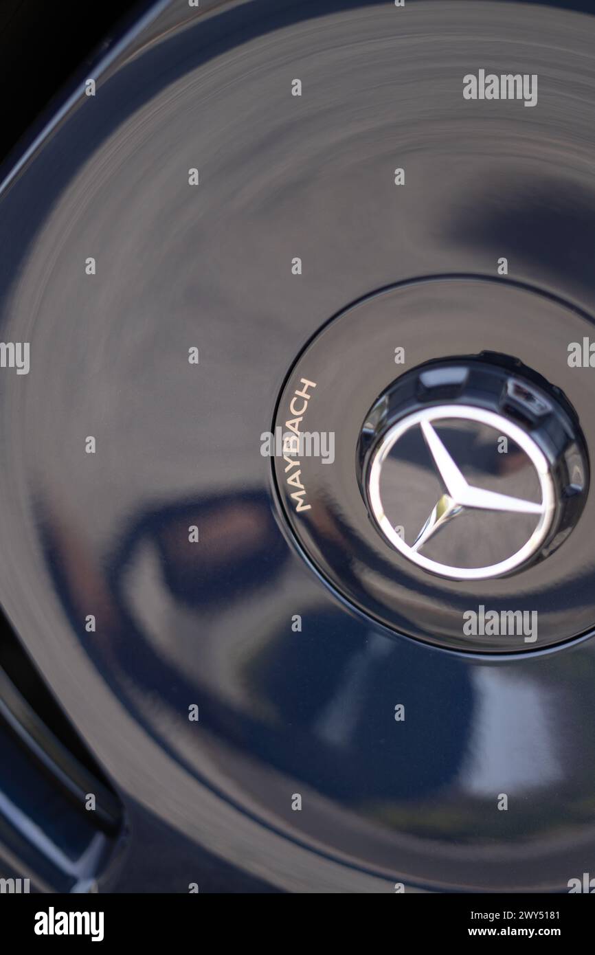 Mercedes Maybach S680 Haute Voiture 1/150 Stockfoto