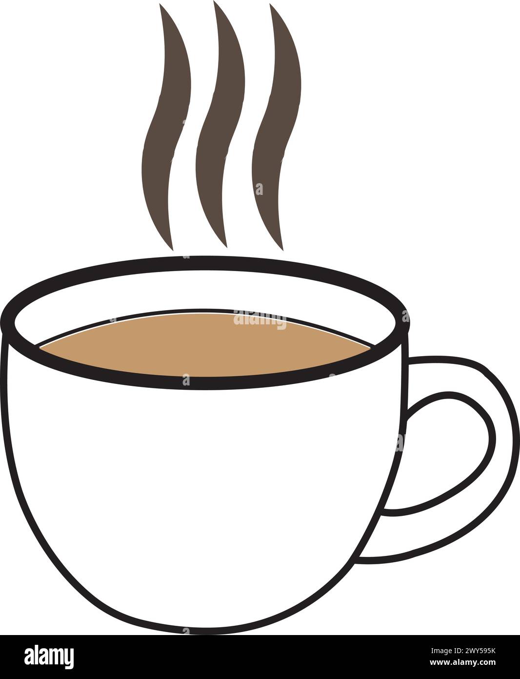 Kaffeetasse Symbol Vektor Illustration Vorlage Design Stock Vektor