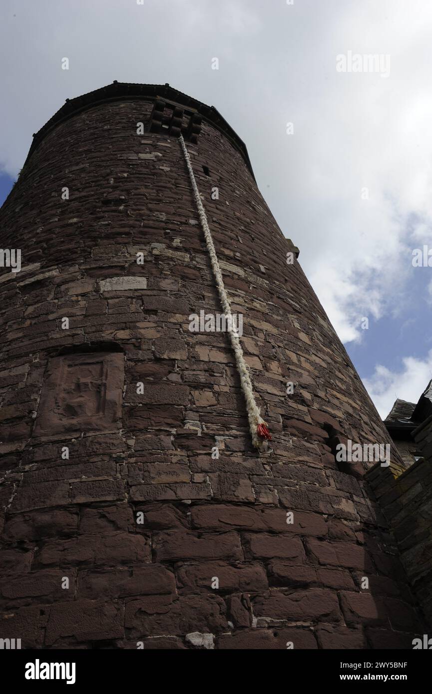 Rapunzelturm Rapunzelturm, Trendelburg Stockfoto
