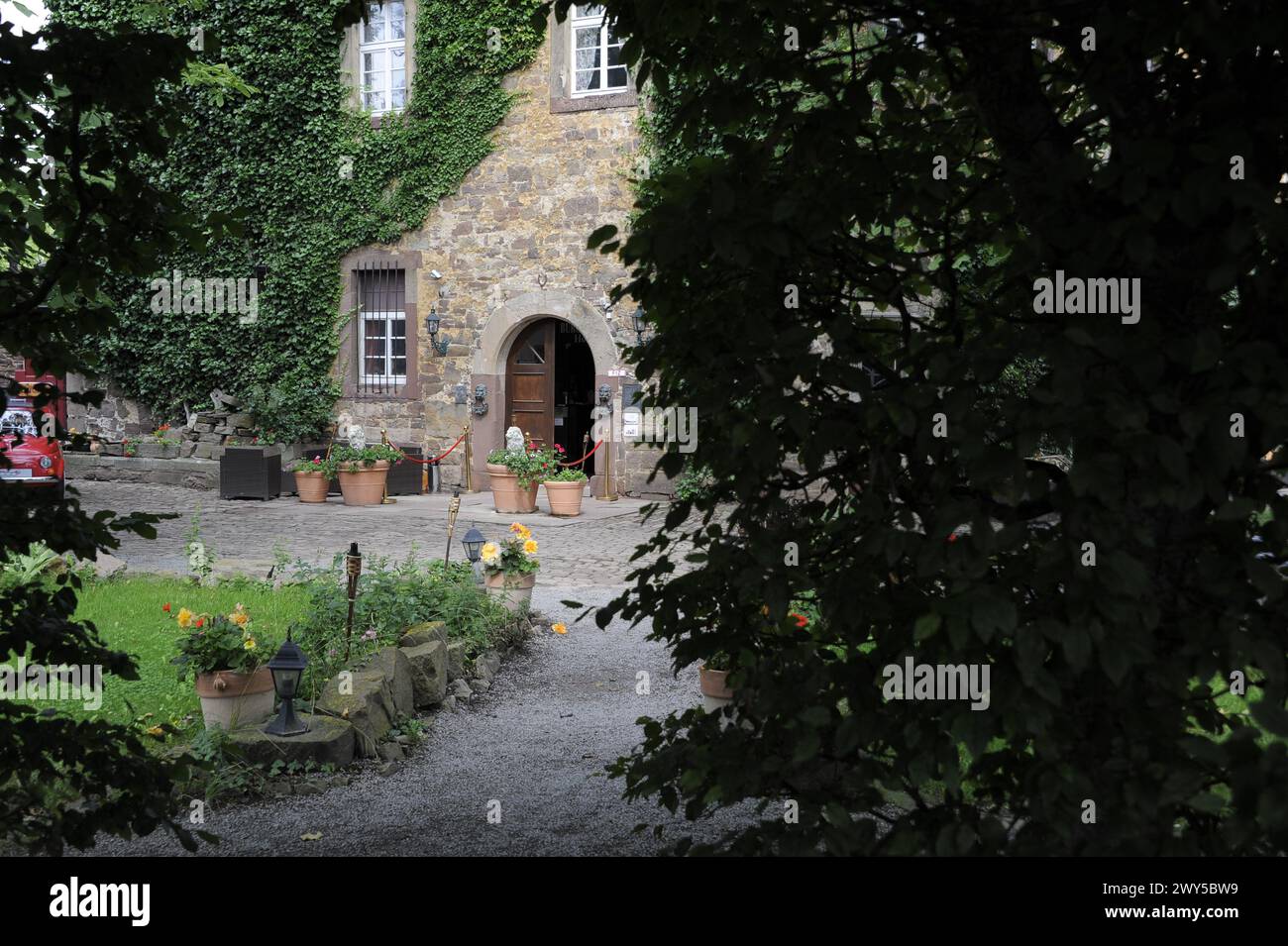 In der Burg Rapunzel, Trendelburg Stockfoto