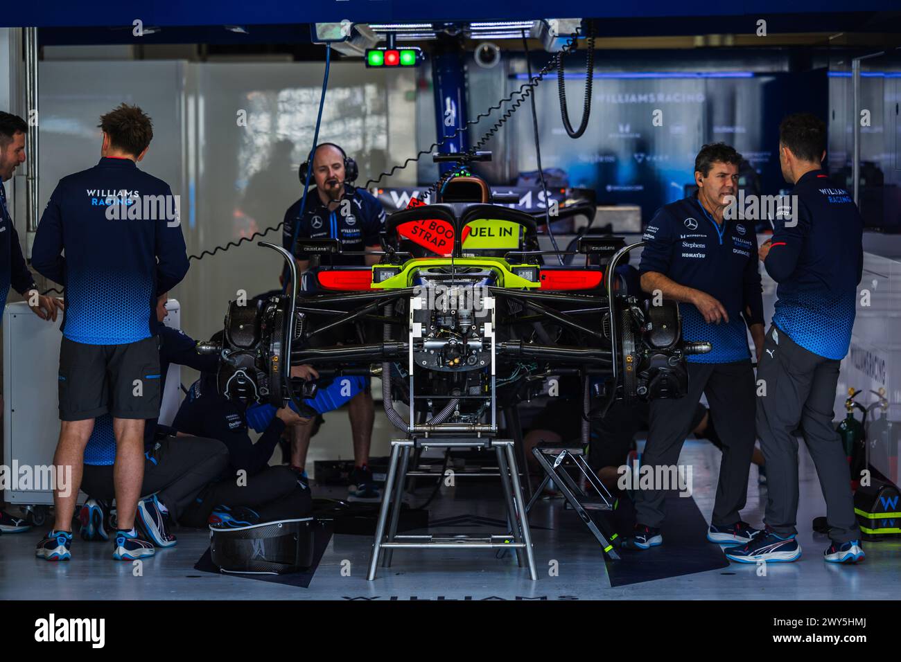 Suzuka Circuit, Mie, Japan. 4.April 2024; Formel-1-Auto des Williams F1-Teams beim Großen Preis von Japan in der Formel 1 Stockfoto