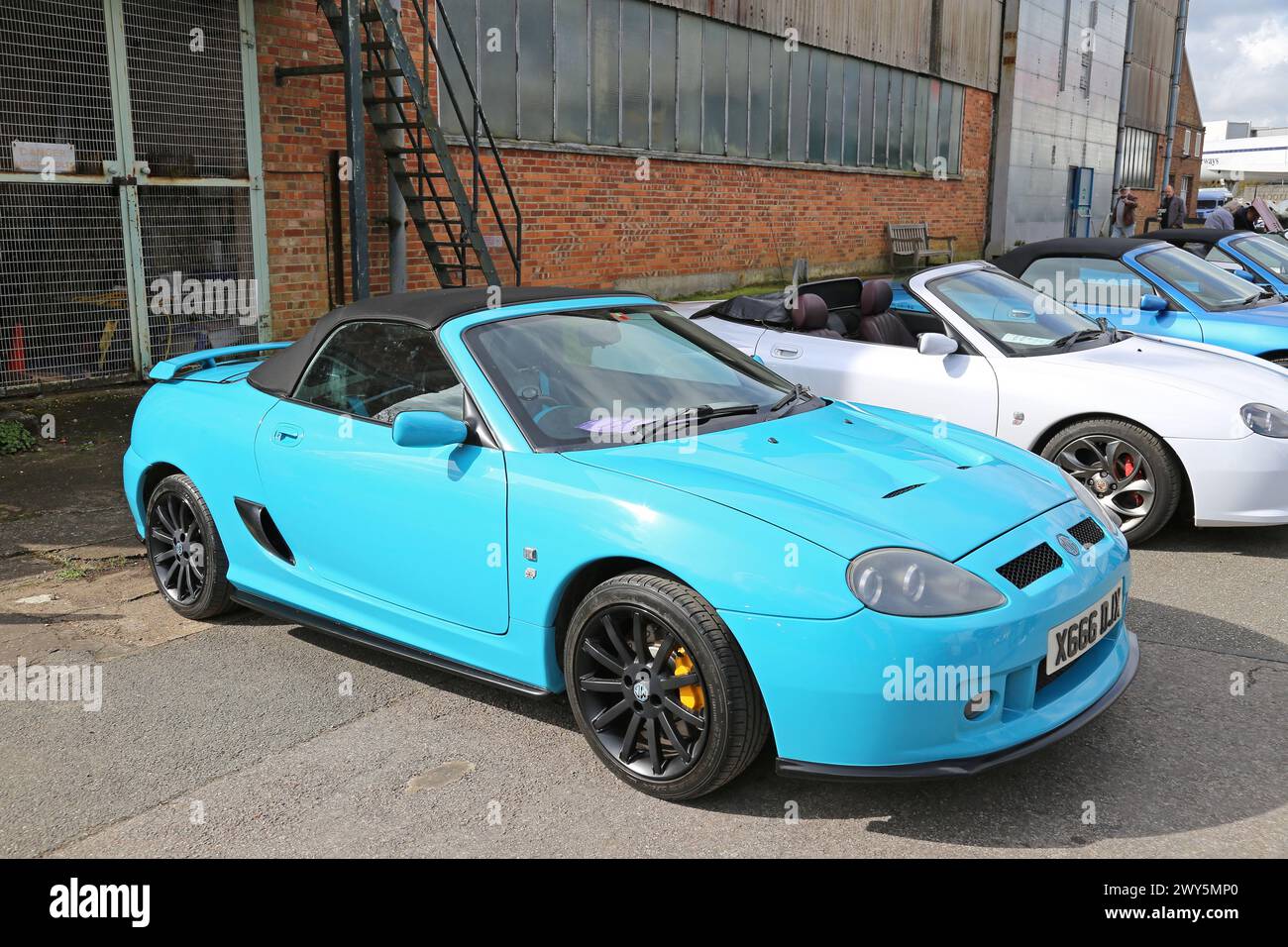 MG TF (2003), Osterversammlung, 30. März 2024, Brooklands Museum, Weybridge, Surrey, England, Großbritannien, Europa Stockfoto