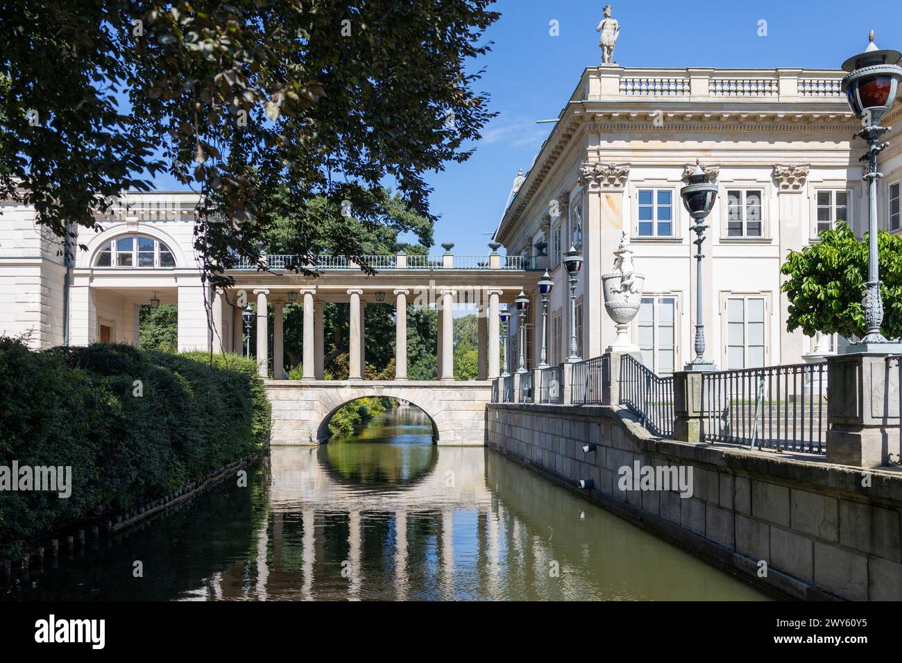 Der Badepark Warszawa Polska Stockfoto