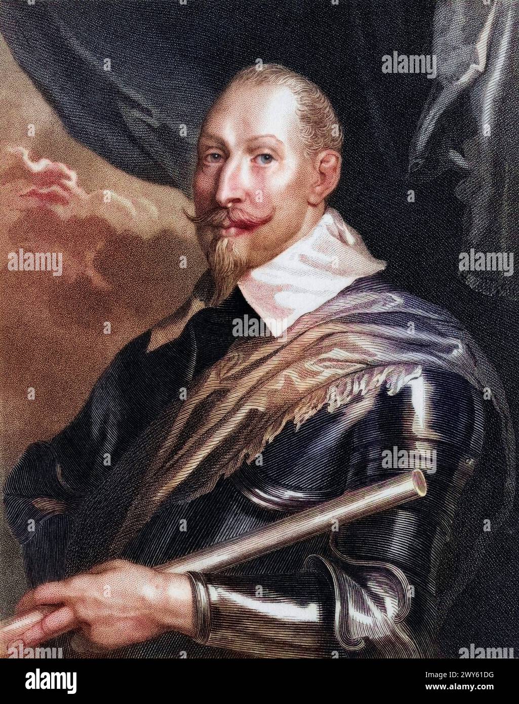 Gustav II Adolf geb.19. Dezember 1594 in Stockholm, am 16. Dezember. November 1632 bei Lützen aus dem Haus Wasa war von 1611 bis 1632 König von Schweden und Stockfoto