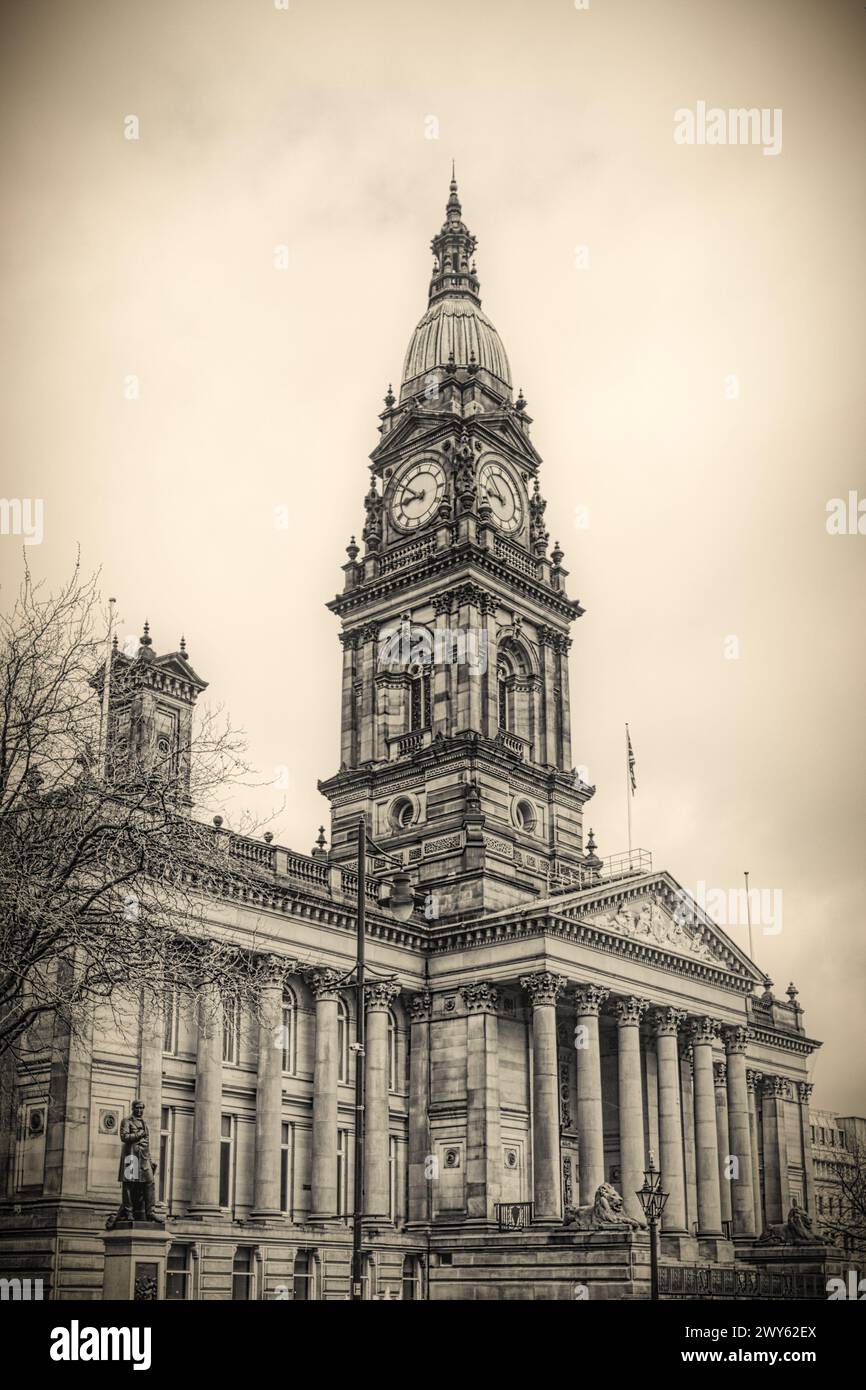 Bolton Town Hall, Bolton, Lancashire, England Stockfoto