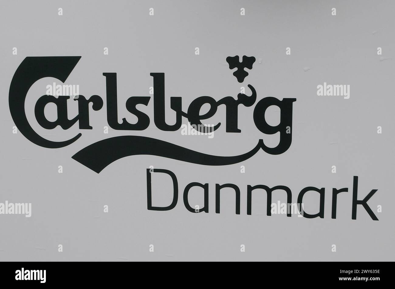 Kopenhagen, Dänemark /04 April 2024/.dänisches carlsberg-Bier in der dänischen Hauptstadt Kopenhagen. (Photo.Francis Joseph Dean/Dean Pictures) Stockfoto