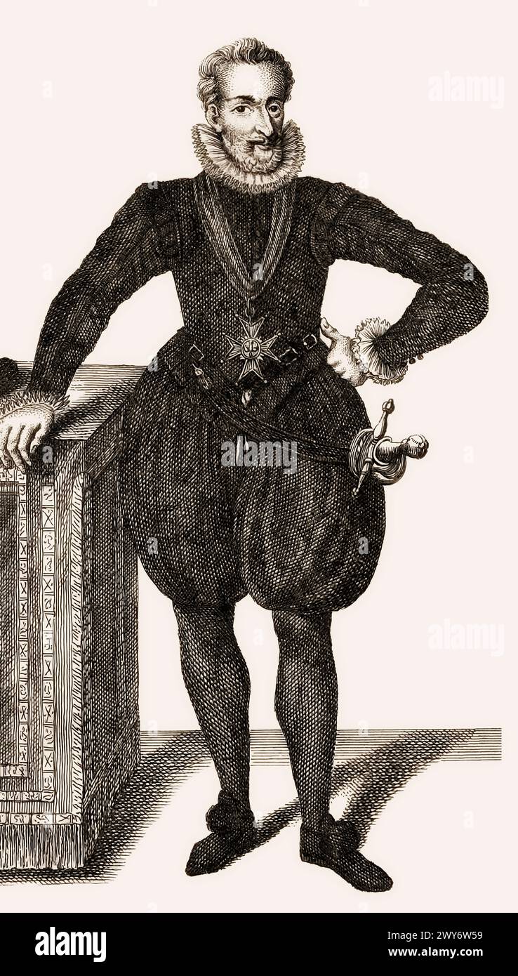 Heinrich von Navarra, Henri IV., Heinrich der große, König von Frankreich Stockfoto