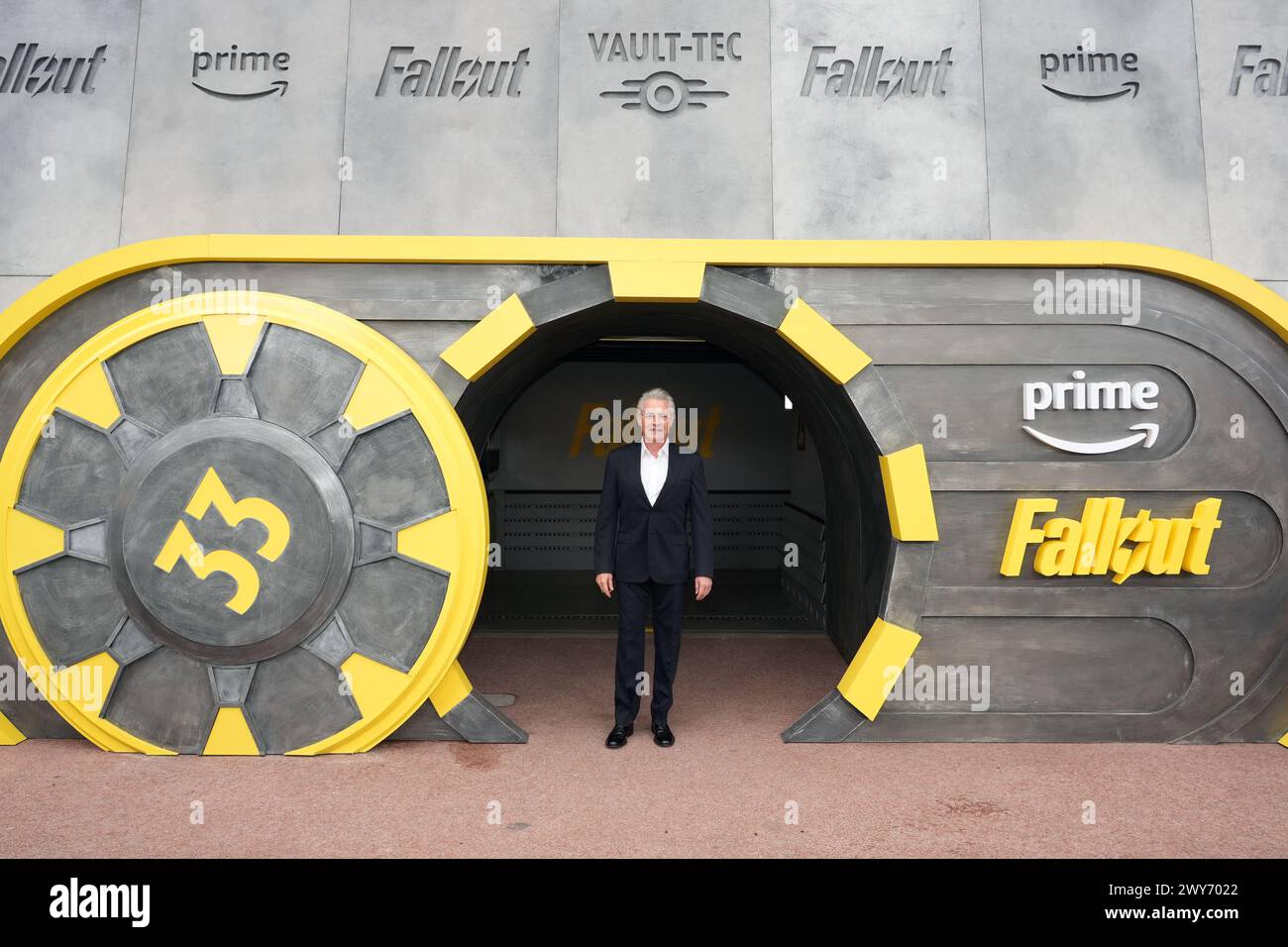 Kyle MacLachlan kommt zu einer britischen Sondervorführung von Fallout im Television Centre in White City, West London. Bilddatum: Donnerstag, 4. April 2024. Stockfoto