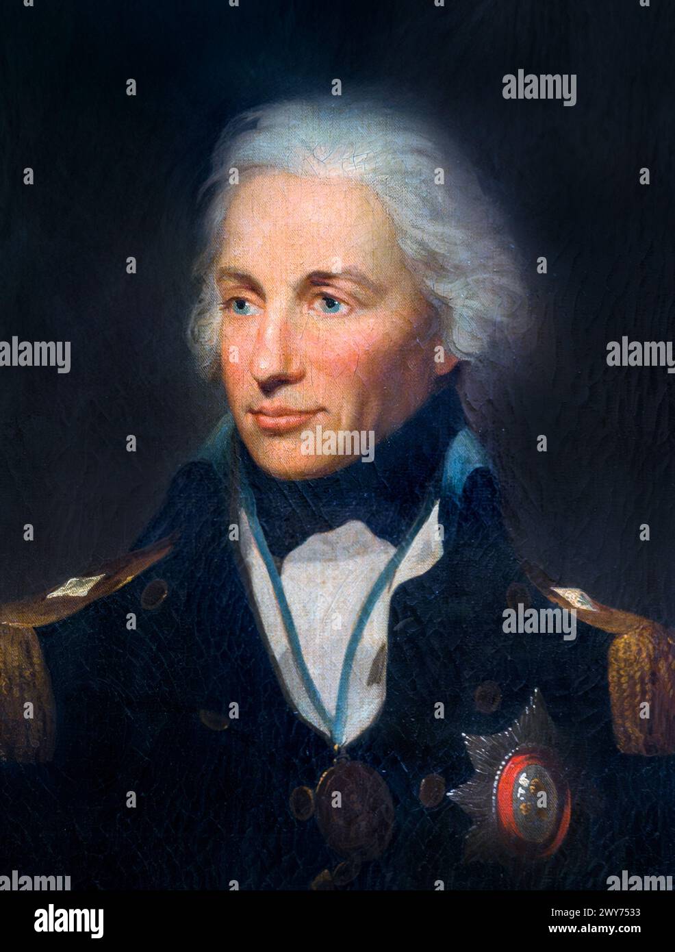 Lord Nelson. Konteradmiral Sir Horatio Nelson von Lemuel Francis Abbot, Öl auf Leinwand, 178-1803 Stockfoto