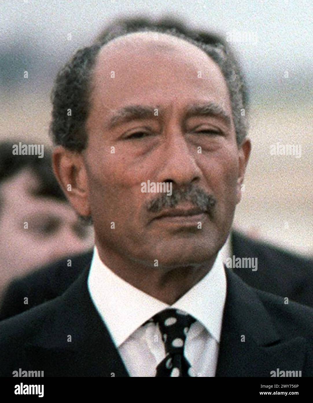ANWAR SADAT (1918–1981) wurde 1980 Präsident Ägyptens Stockfoto
