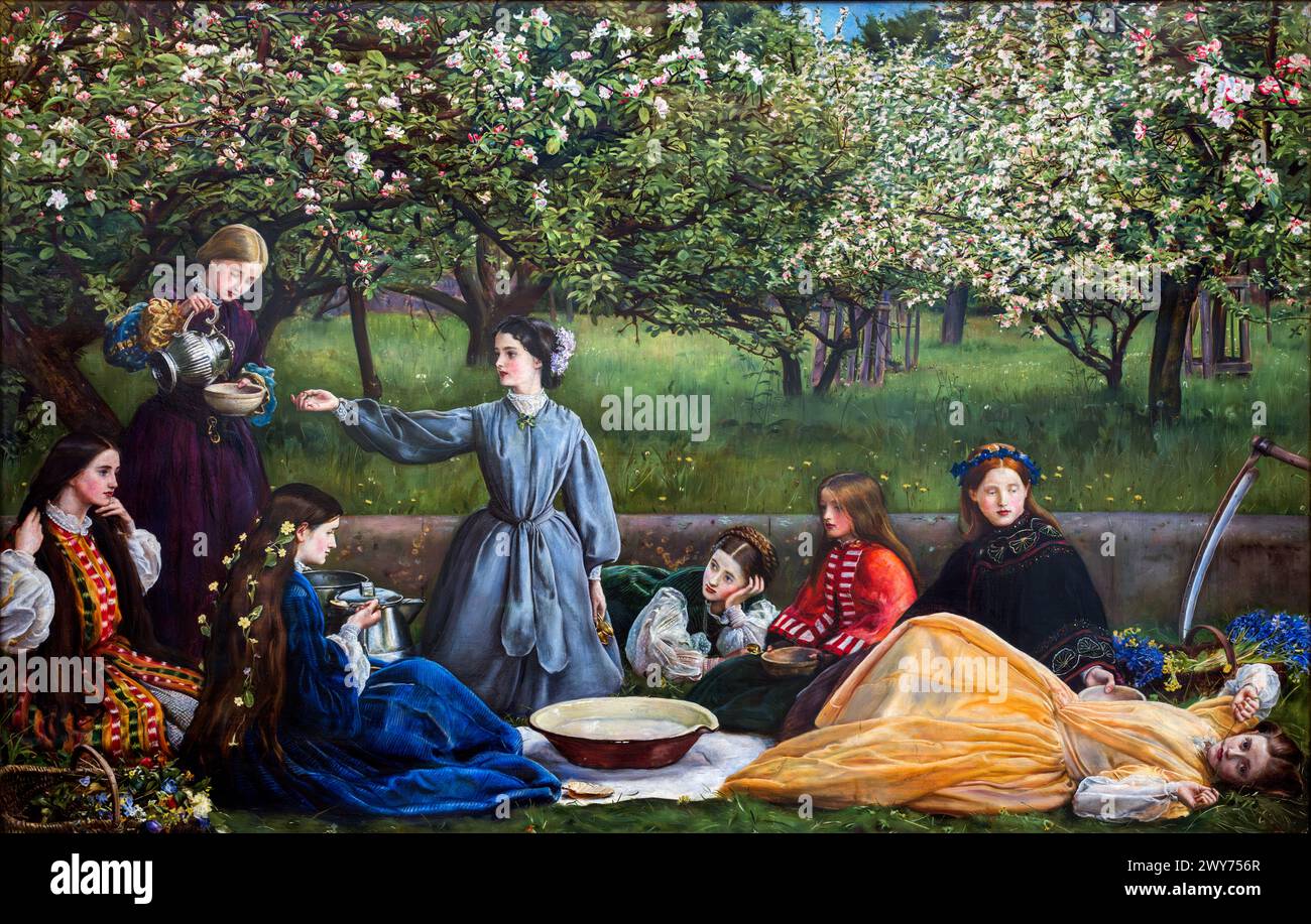Frühling (Apfelblüten) von John Everett Millais (1829-1896), 1858/9 Stockfoto