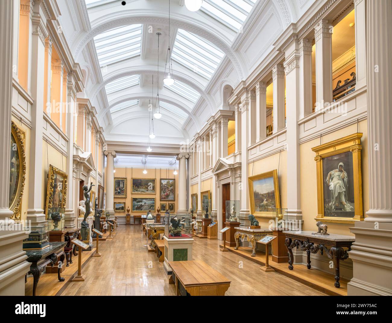 Innenraum der Lady Lever Art Gallery, Port Sunlight, Wirral, Merseyside, England, UK Stockfoto