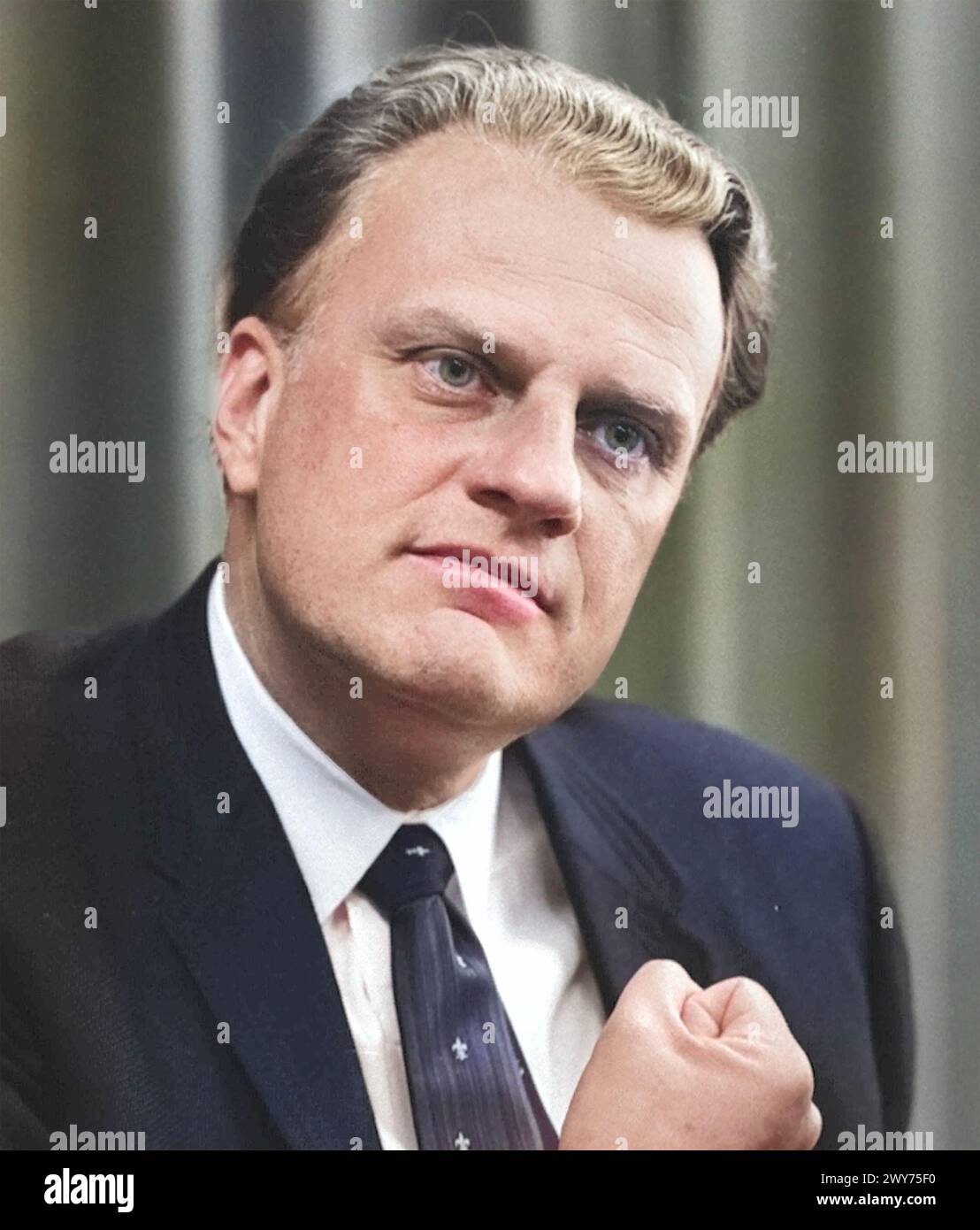 BILLY GRAHAM (1918–2018) US-amerikanischer Evangelist im Jahr 1966 Stockfoto