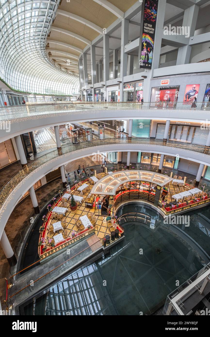 Die Shoppes at Marina Bay Sands Singapore Stockfoto