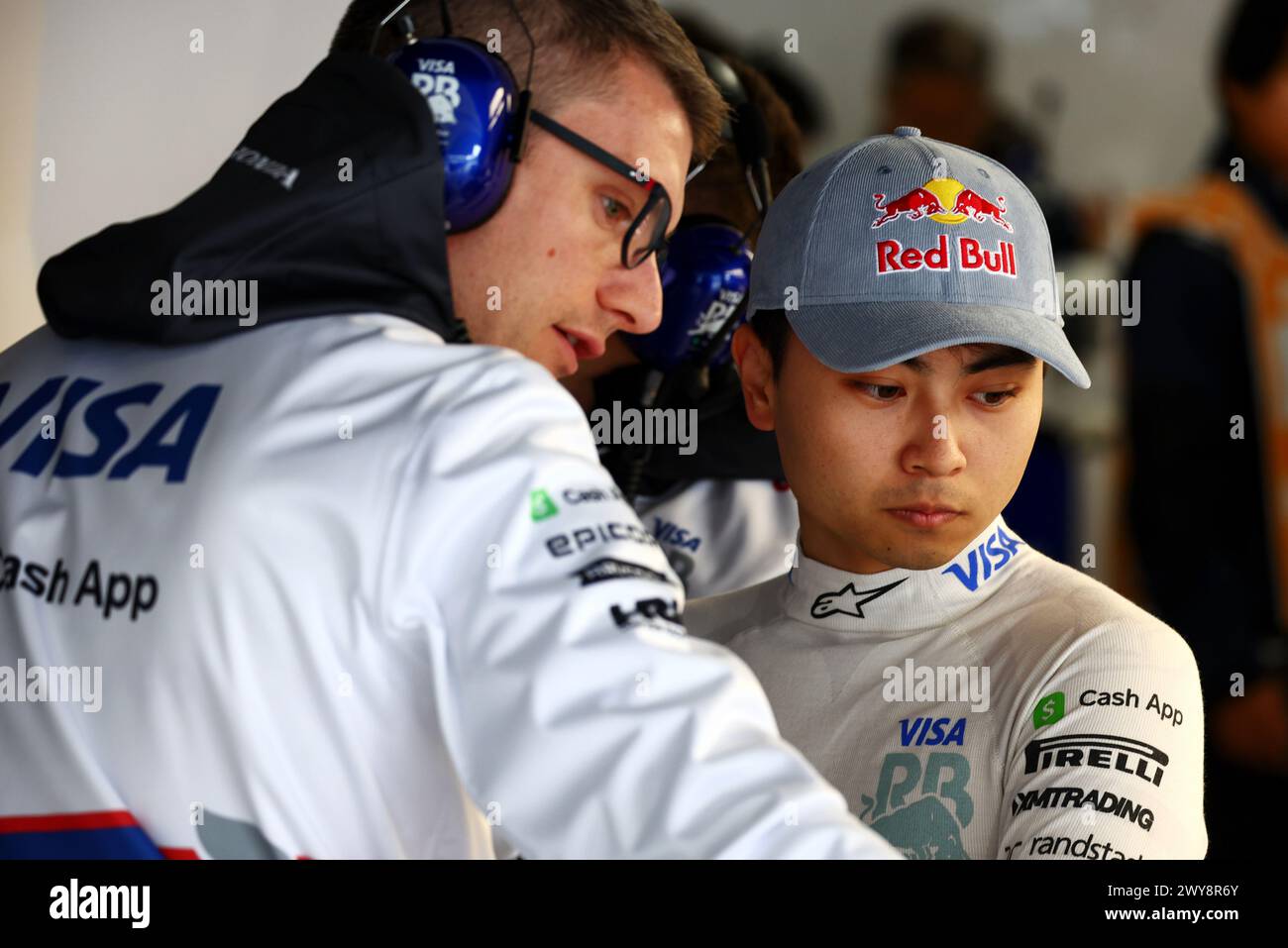 Suzuka, Japan. April 2024. Ayumu Iwasa (JPN) RB-Testfahrer. Formel-1-Weltmeisterschaft, Rd 4, großer Preis von Japan, Freitag, 5. April 2024. Suzuka, Japan. Quelle: James Moy/Alamy Live News Stockfoto