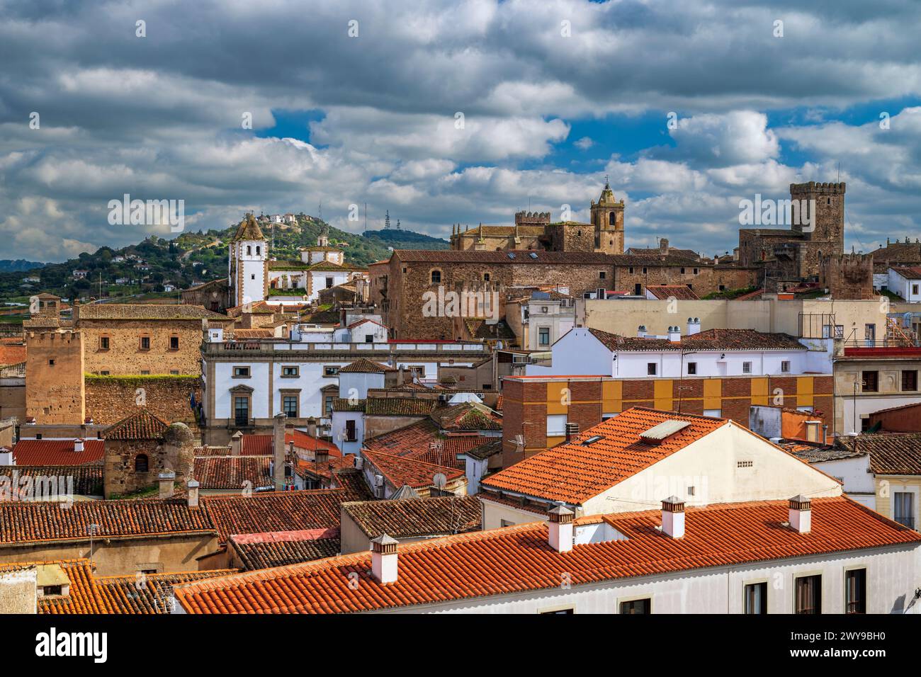 Cáceres, Extremadura, Spanien Stockfoto