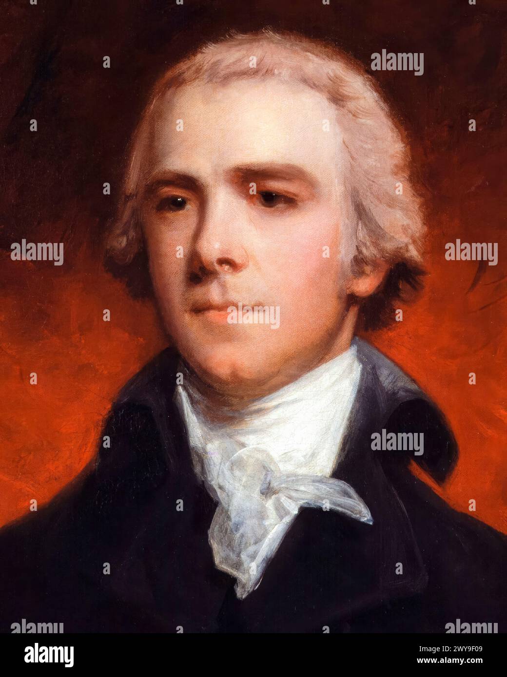 William Grenville, 1. Baron Grenville (1759–1834), Politiker der Tory und Premierminister des Vereinigten Königreichs 1806–1807, Porträtgemälde in Öl auf Leinwand von John Hoppner, um 1800 Stockfoto