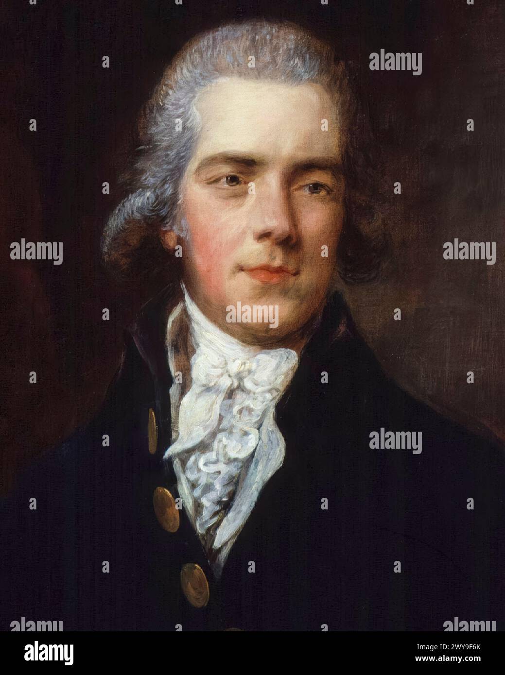 William Grenville, 1. Baron Grenville (1759–1834), Politiker der Tory und Premierminister des Vereinigten Königreichs 1806–1807, Porträtgemälde in Öl auf Leinwand von Gainsborough Dupont, um 1790 Stockfoto
