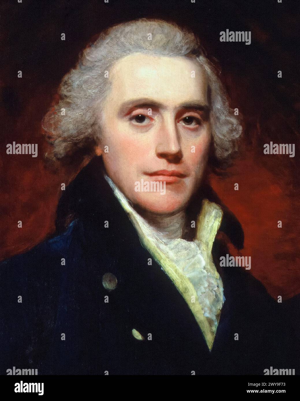 Henry Addington, 1. Viscount Sidmouth (1757–1844), Politiker der Tory und Premierminister des Vereinigten Königreichs 1801–1804, Porträtgemälde in Öl auf Leinwand von Sir William Beechey, um 1803 Stockfoto