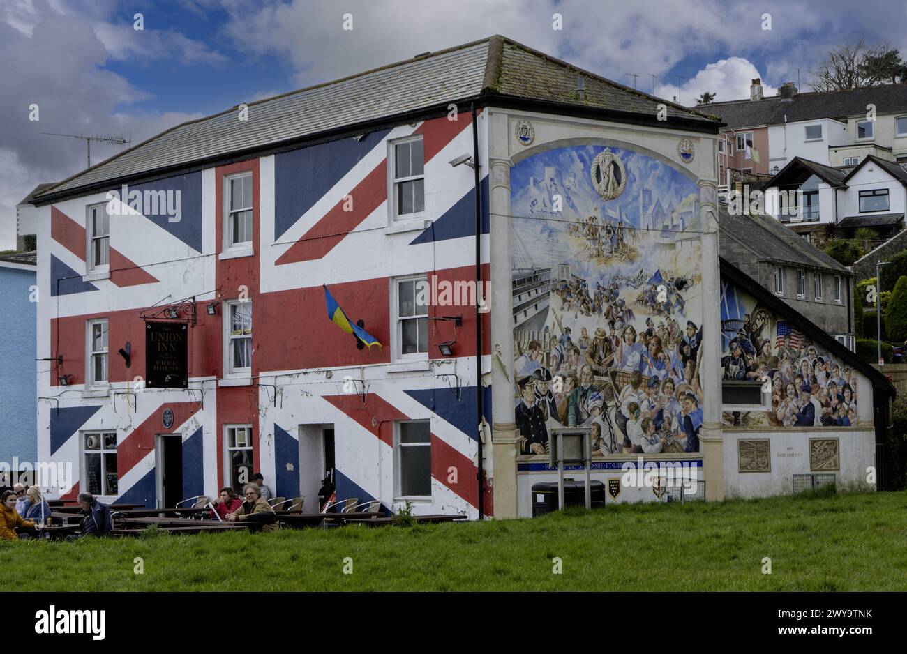 The Union Inn - Public House - Tamar Street, Saltash, Cornwall, England, Großbritannien Stockfoto